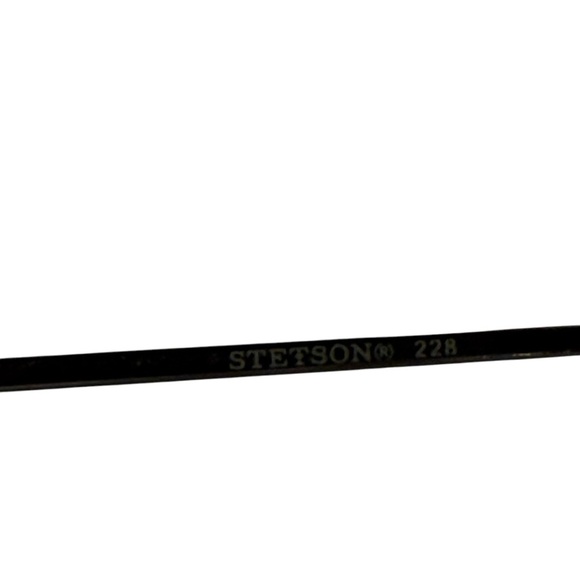 Stetson zyloware 058 228 prescriptions frames Gunmetal Half Rim Square - Picture 5 of 6
